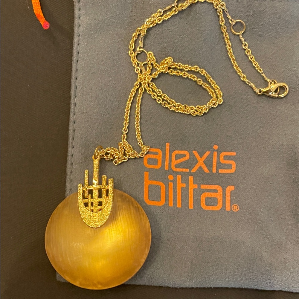 Alexis Bittar Gold Statement Necklace
